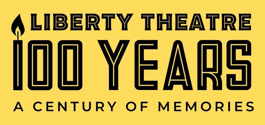 Liberty Theatre Blog Logo with Yellow Background